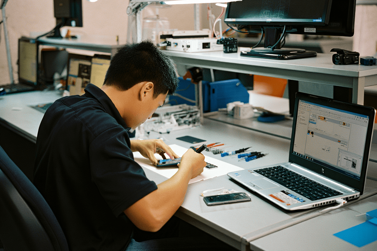 Процесс ремонта техники Dell в dell-profiservice